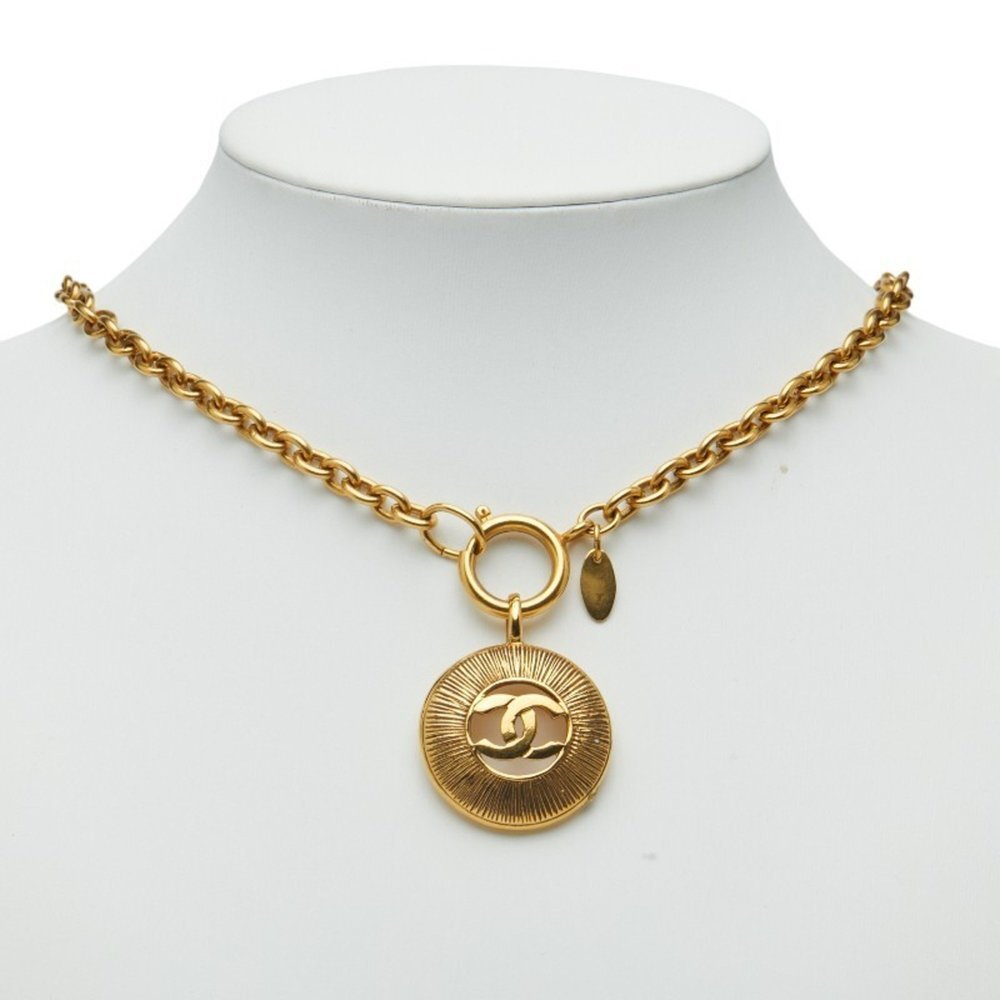 CHANEL Gold Logo Necklace - Picture 8 of 8